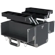HMF Alu Werkzeugkoffer leer 36,5 x 35 x 22 cm Schwarz