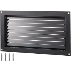 VEVOR Lüftungsgitter 406 x 813 mm Abschlussgitter Verschlussklappe Abluftgitter