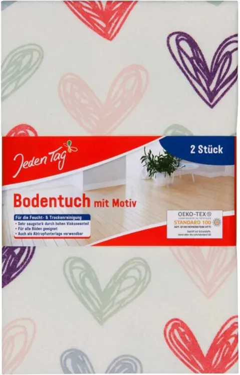 Jeden Tag Bodenwischtuch mit Muster