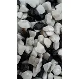 Bellamoli Granulati Splitt Black White 8 - 16 mm schwarz/weiß