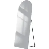 EMKE Emke, Spiegel, Bogen Standspiegel mit Rahmen aus Aluminium, 60*160cm, Weiss