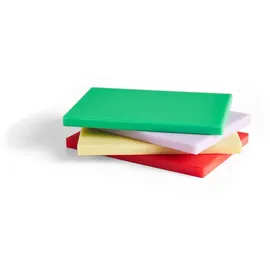 HAY Slice Schneidebrett-Set Polyethylen 1  Medium  rot