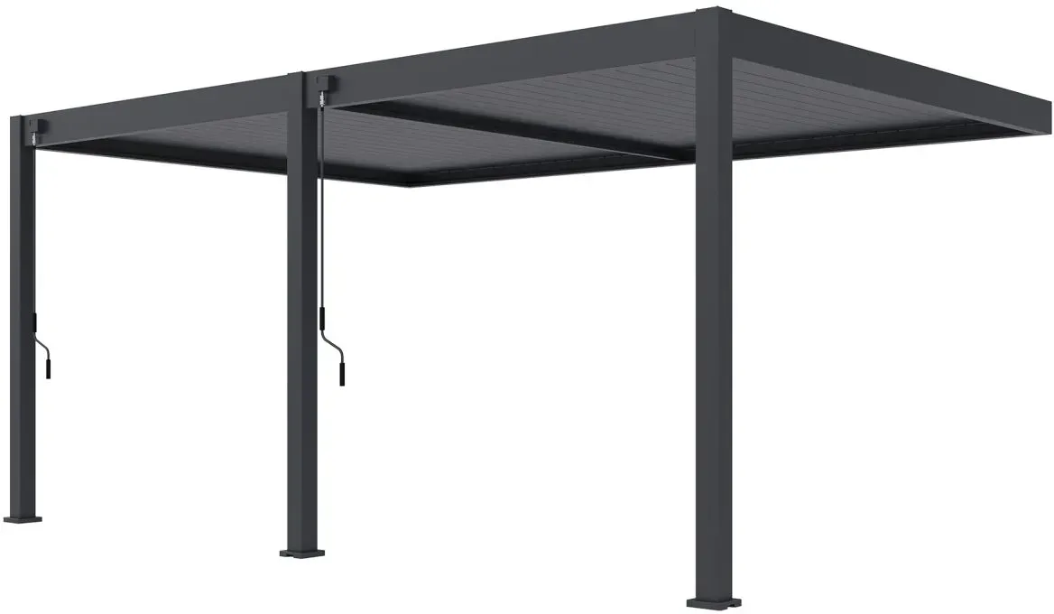 + 10 % Kassenrabatt | Cedrino Wandpergola 530x360x255 cm