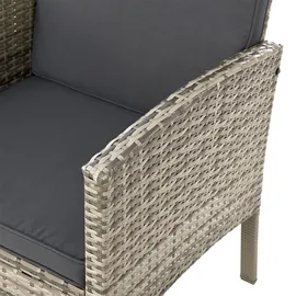 Juskys Turin Set 6-tlg. Grau Meliert