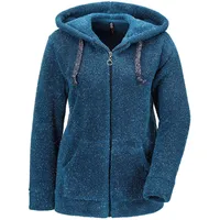 GOLDNER Flausch-Freizeitjacke in Blousonform Petrol 24