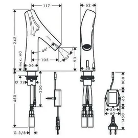 Axor Starck Organic Sensor-Armaturen (12174000)