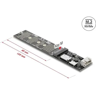 DeLock OCuLink M.2 Key M NVMe SSD Konverter Converter