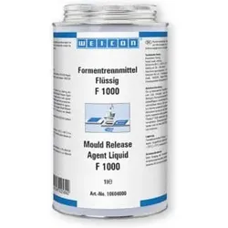 WEICON Formentrennmittel Flüssig F 1000, für glatte Oberflächen, 1 L, weiß, milchig