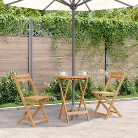 vidaXL Klapptisch Ø 60 x 75 cm braun