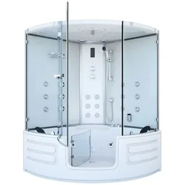 AcquaVapore Dampfdusche Whirlpool Dusche Duschkabine K70-WS-EH 150x150cm