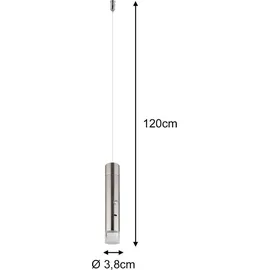 GLOBO Lighting Akku-Pendelleuchte PELO DH 3.80x120 cm - Gr.: onesize
