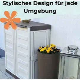 GarPet Gartenschrank 0 x 0 x 0 cm Weiß