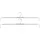 MAWA Design 5x Mawa, Kleiderbügel, Rockspanner Rofit Metall bis Grösse 48 silber 2er Pack (2x)