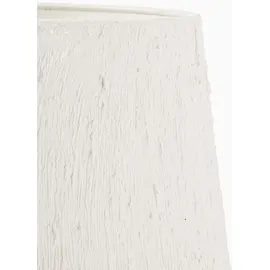 BIZZOTTO Outdoor-Vase Kenar 2er-Set aus Metall, modern handgefertigt, niedrig, weiß, für außen und innen