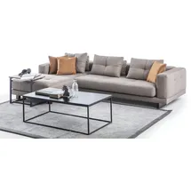 JVmoebel Luxuriöser Couchtisch Beige 100 x 60 cm