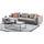 JVmoebel Luxuriöser Couchtisch Beige 100 x 60 cm