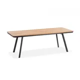 Niehoff Kubu Gartentisch 220 x 95 x 76 cm natur/anthrazit