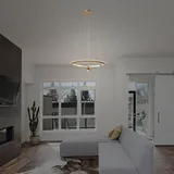 V-Tac Designer-Deckenleuchte - IP20 - Bürstengold - 45W- 5500 Lumen - 4000K