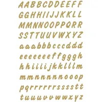 Herma Buchstaben Sticker A-Z selbstklebend gold