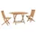 vidaXL Garten Bistro Set 3-tlg. Braun