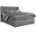 Home Affaire Boxspringbett HOME AFFAIRE "Elegance", grau, B:141cm L:210cm, Samtoptik (100% Polyester);Struktur (100% Polyester), Komplettbetten, Boxspringbett, mit schöner Knopfheftung, in den Härtegraden H2 & H3, inkl. Schubladen