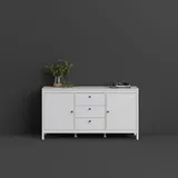 Home Affaire Sideboard 151,4 x 79,7 x 38,4 cm Weiß