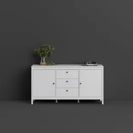 Home Affaire Sideboard 151,4 x 79,7 x 38,4 cm Weiß