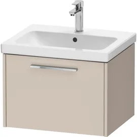 Duravit Waschtischunterschrank D-Code 58,4x40x46cm, 1 Ausz., Tau ma, Gr. chrom