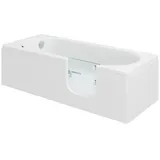 CASCADE Badewanne mit Tür/Seniorenbadewanne 169,5x70cm Ausführung Rechts