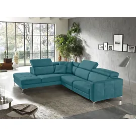 Egoitaliano Eckcouch Matt 2-Sitzer Blau
