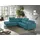 Egoitaliano Eckcouch Matt 2-Sitzer Blau