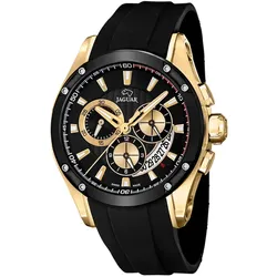 Jaguar Herren uhr Special Edition schwarz - edelstahl und silikon Schwarz 