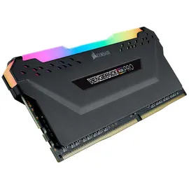 Corsair Vengeance RGB PRO schwarz DIMM 8GB, DDR4-3200, CL16-18-18-36 (CMW8GX4M1Z3200C16)
