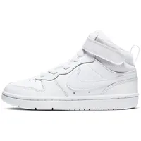 Nike Court Borough Mid 2 Sneaker Kinder white/white-white 28.5