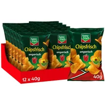 Funny-Frisch Chipsfrisch ungarisch, 12er Pack (12 x 40 g)