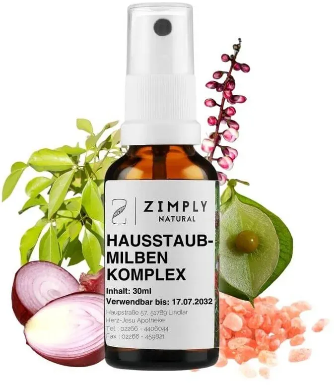 ZIMPLY NATURAL HAUSSTAUBMILBEN KOMPLEX 30 ml