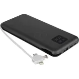Fontastic Power Bank Kari 10.000mAh integriertes Ladekabel