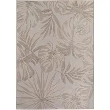 KADIMA DESIGN Teppich Outdoor VENTOUX in Beige, mit Tropen-Motiv, 280 x 370 cm