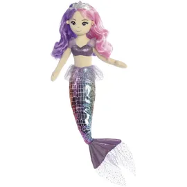 AURORA Sea Sparkles Pastellmeer Plüsch 46 cm Pink/Violett