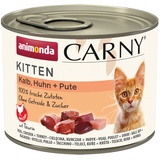 Animonda Carny Kitten Kalb, Huhn & Pute Katzenfutter nass