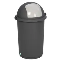 Proregal Robuster Abfallbehälter 50 l Grau