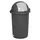Proregal Robuster Abfallbehälter 50 l Grau