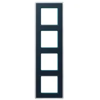 Jung AV584GLMNB Glasrahmen 4fach, nachtblau