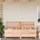 furnicato Gartenbox 198,5 x 50 x 56,5 cm Braun