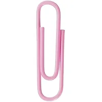 Alco Briefklammer Metall kunststoffüberz 26mm rosa 1000 Stück