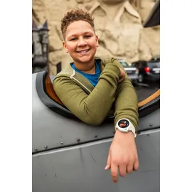 myFirst Fone R2 Kinder-Smartwatch Nougat White mit GPS, Herzfrequenzsensor, Videoanruf und Musikfunktion