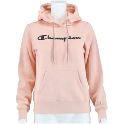 Champion Kapuzenpullover (Hoodie gefüttert) American Classic Logo Schriftzug pink Damen