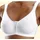 PETITE FLEUR Soft-BH PETITE FLEUR, Damen, Gr. 85, Cup F, rosa (rosa, weiß), Jersey, Obermaterial: 90% Baumwolle, 5% Elasthan, 5% Polyamid, BHs Soft-BH, ohne Bügel, Baumwolle mit Spitzen-Details, große Größen, bequemer BH