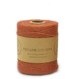 Jutekordel - 3mm Ø (Terracotta)