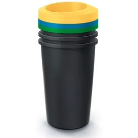 KEDEN Satz von 3 Recycling-Behältern mit je 45L KEDEN.